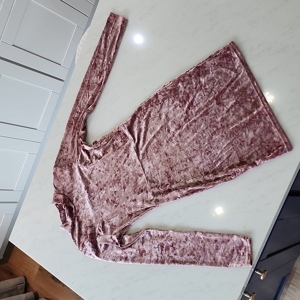 crushed velvet dress